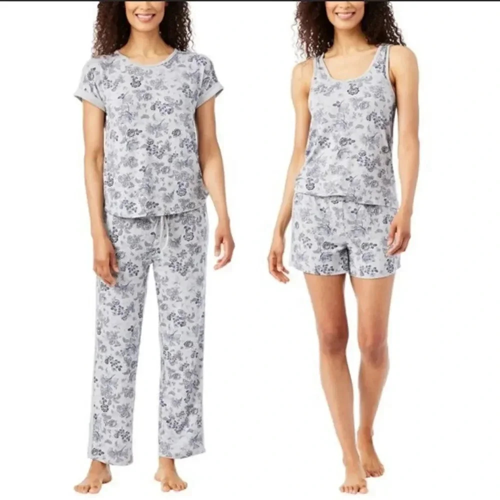 Lucky Brand Ladies' 4-Piece Pajama Set